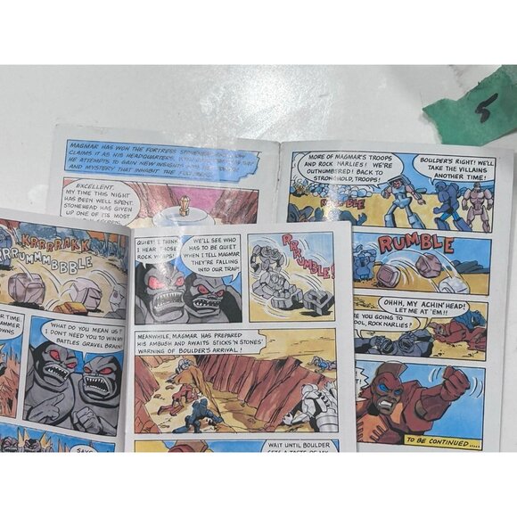 Rock Lords Mini Comic Books Paperback 1986 - Picture 3 of 6